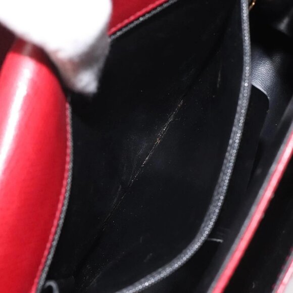 Salvatore Ferragamo Shoulder Bag Leather Red Auth 98267 - Picture 13 of 16